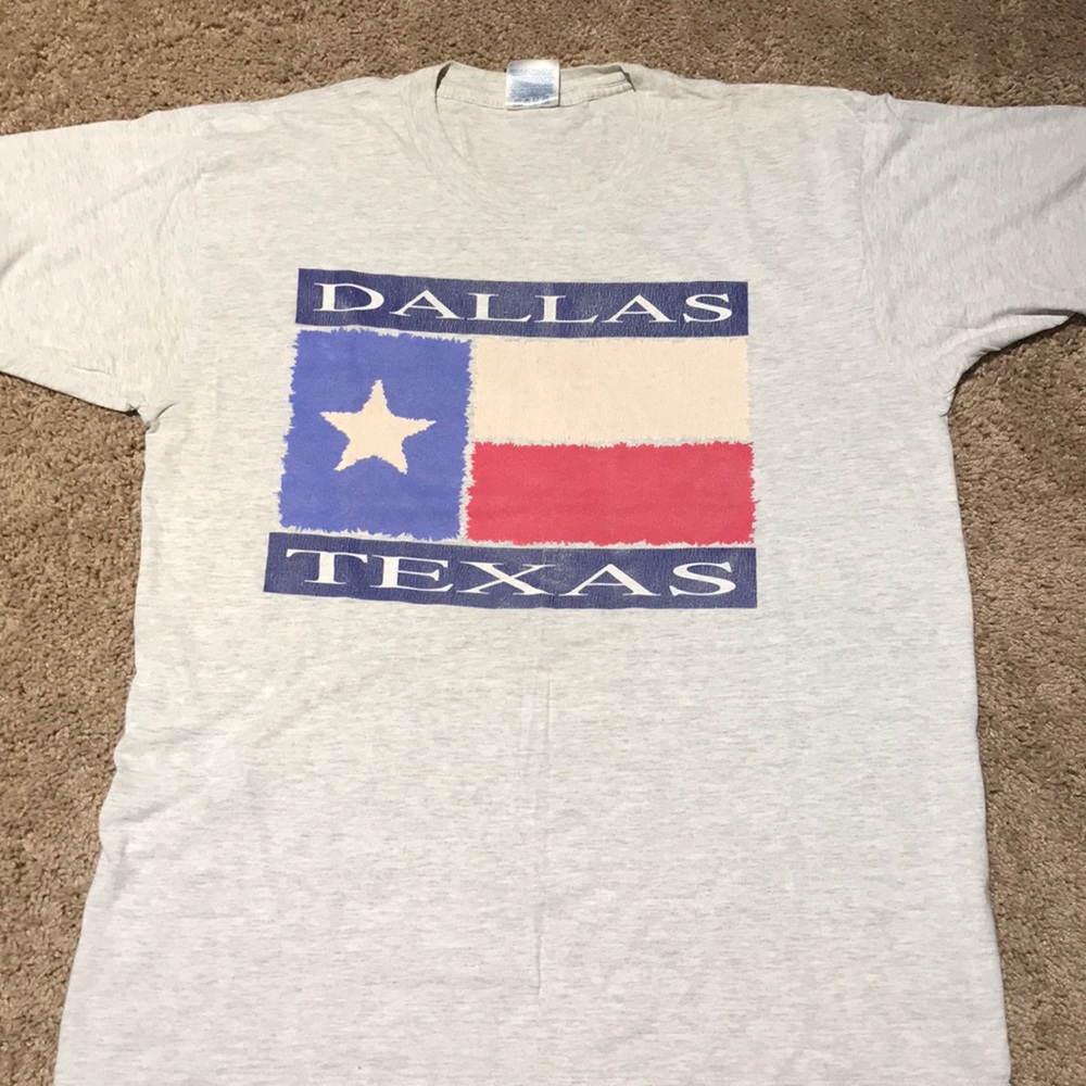 Vintage Dallas Texas Flag Shirt